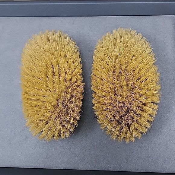 Vintage Silver Monogram Brushes - Picture 2 of 2